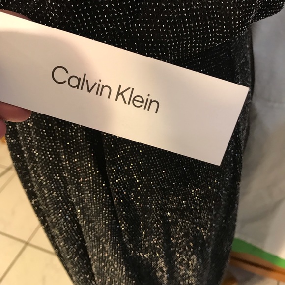 🆕️ Calvin Klein Metallic Gown nwt - Picture 5 of 7